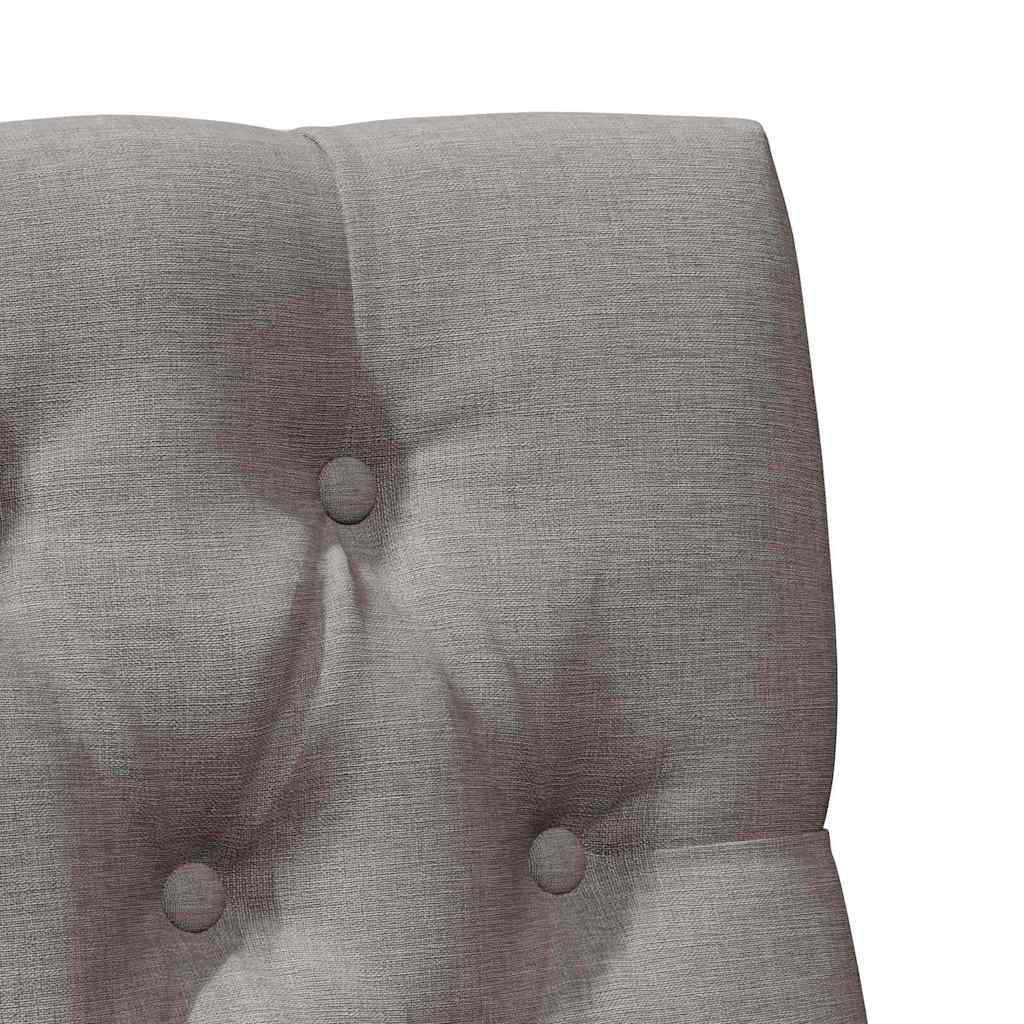 Čalúnené Čelo Postele Sivohnedá 80 Cm Masívne Borovicové Drevo