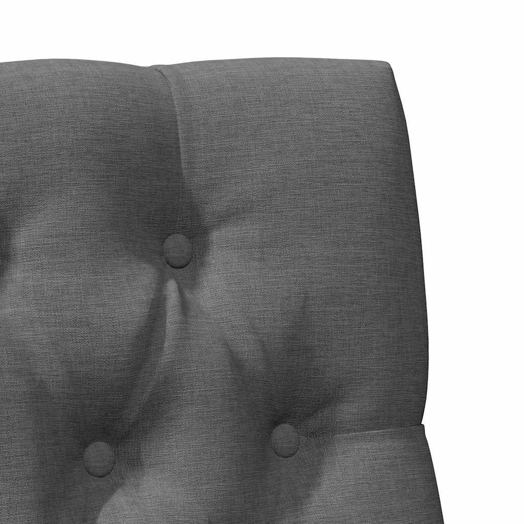 Čalúnené Čelo Postele Tmavo Šedá 75 Cm Masívne Borovicové Drevo