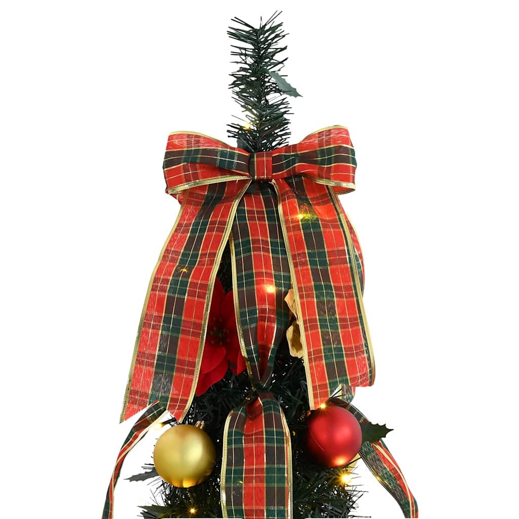 Umelý Vianočný Stromček S 50 Led-I Zelená 120 Cm Pvc