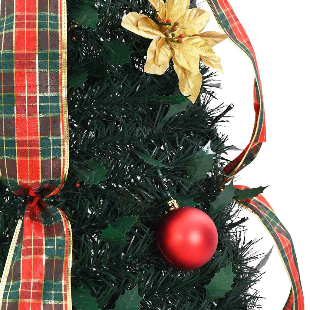 Umelý Vianočný Stromček S 100 Led-I Zelená 150 Cm Pvc