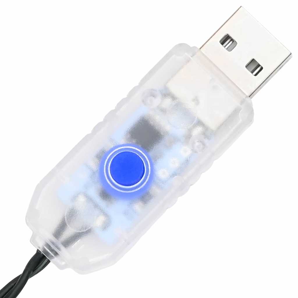 Umelý Vianočný Stromček S 200 Led-I Zelená 210 Cm Pvc