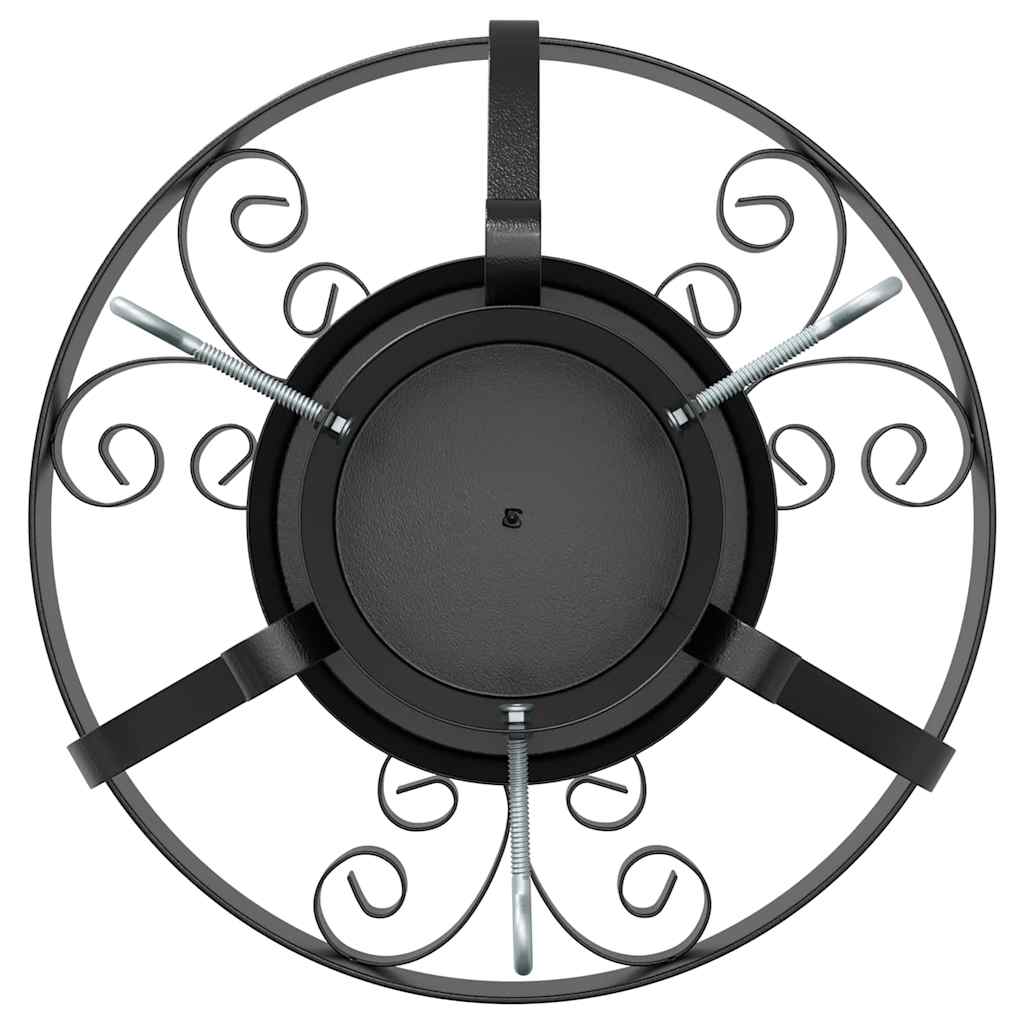 Stojan Na Vianočný Stromček Čierna 40 X 40 X 21 Cm Oceľ