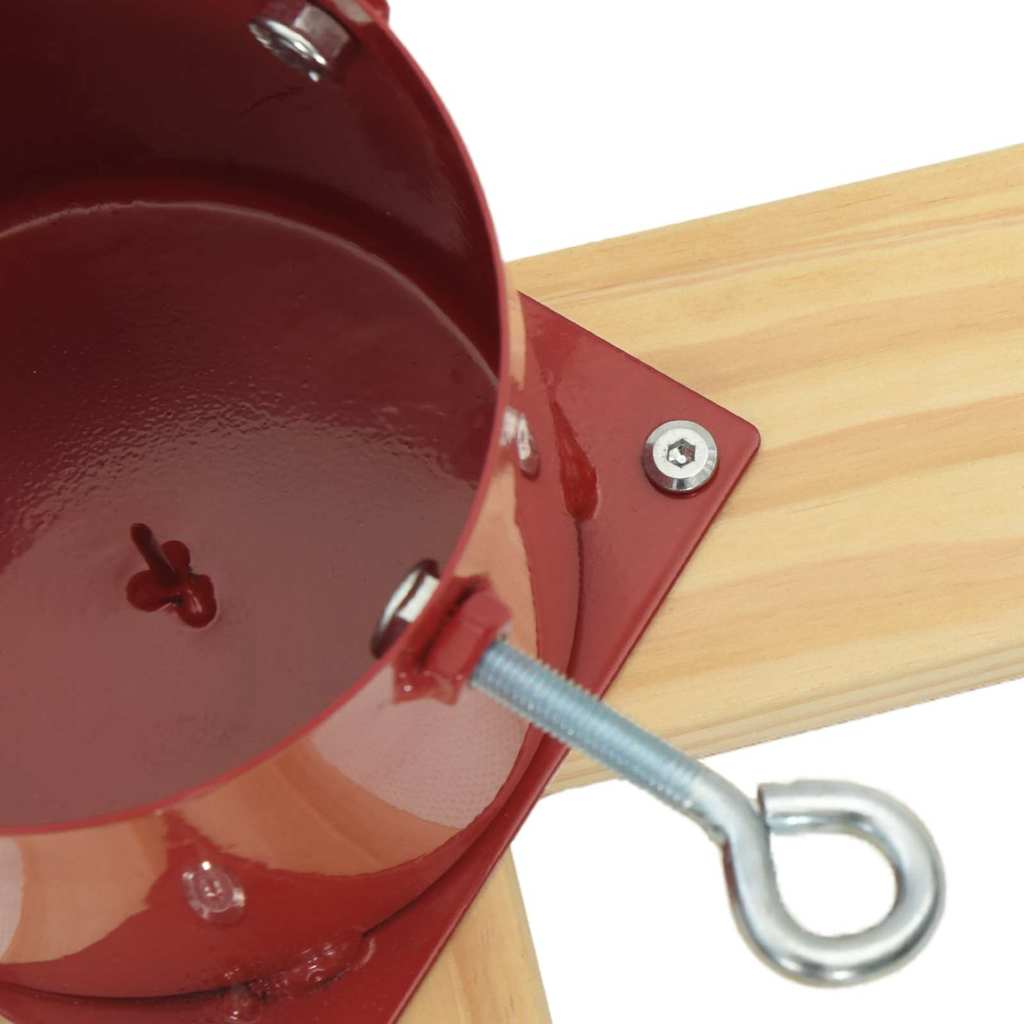 Stojan Na Vianočný Stromček 1.73 Červená 50 X 50 X 16 Cm