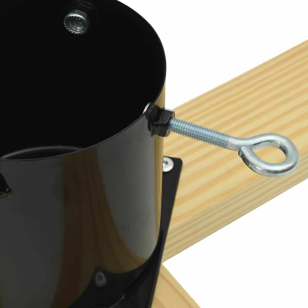 Stojan Na Vianočný Stromček 1.73 Čierna 50 X 50 X 16 Cm