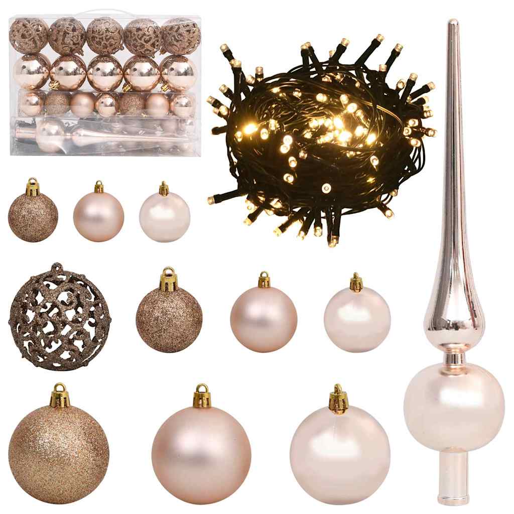 Umelý Vianočný Stromček Biela 150 Cm Pvc, Kov A Plast