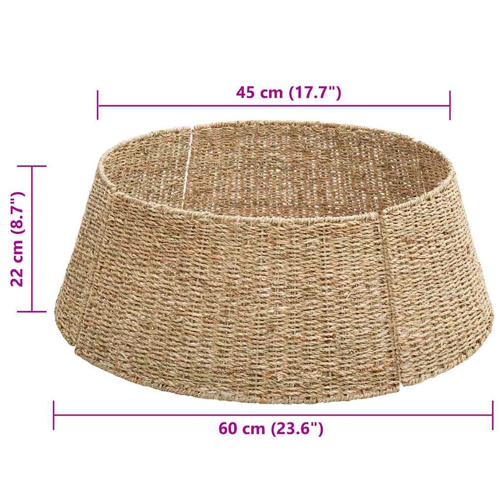 Okrúžok Na Vianočný Stromček Hnedá 60 X 60 X 22 Cm Morská Tráva