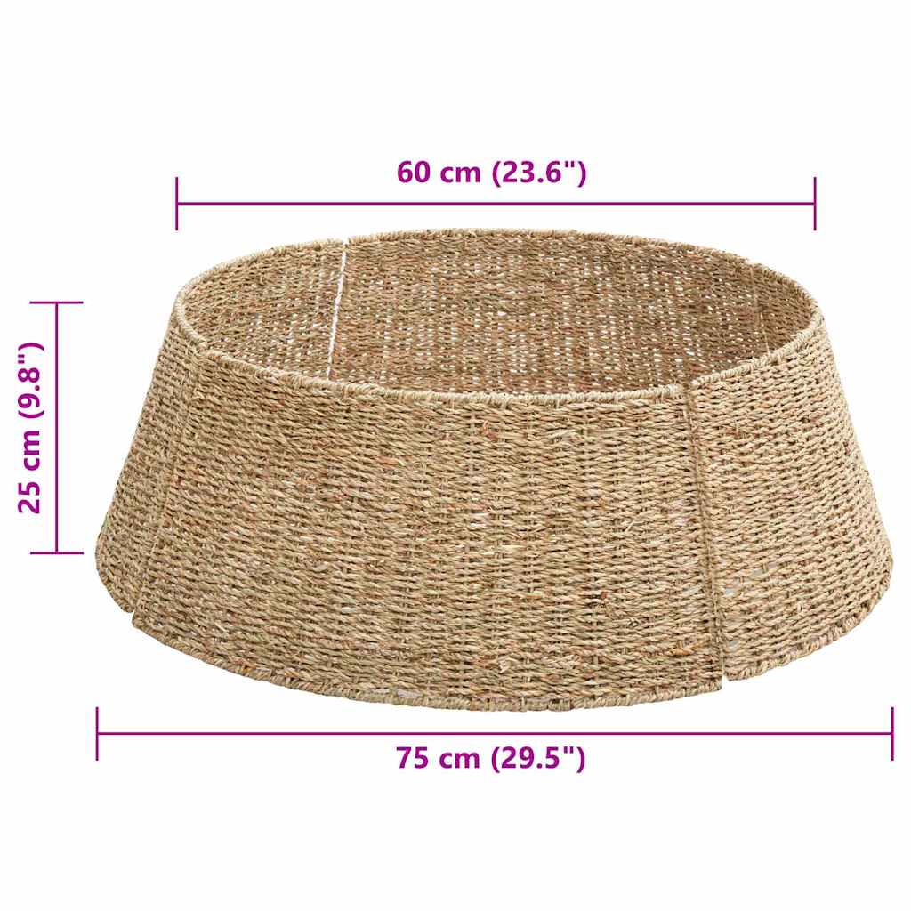 Okrúžok Na Vianočný Stromček Hnedá 75 X 75 X 25 Cm Morská Tráva