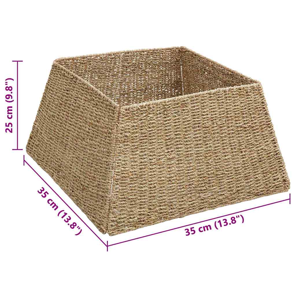 Okrúžok Na Vianočný Stromček Hnedá 50 X 50 X 25 Cm Morská Tráva