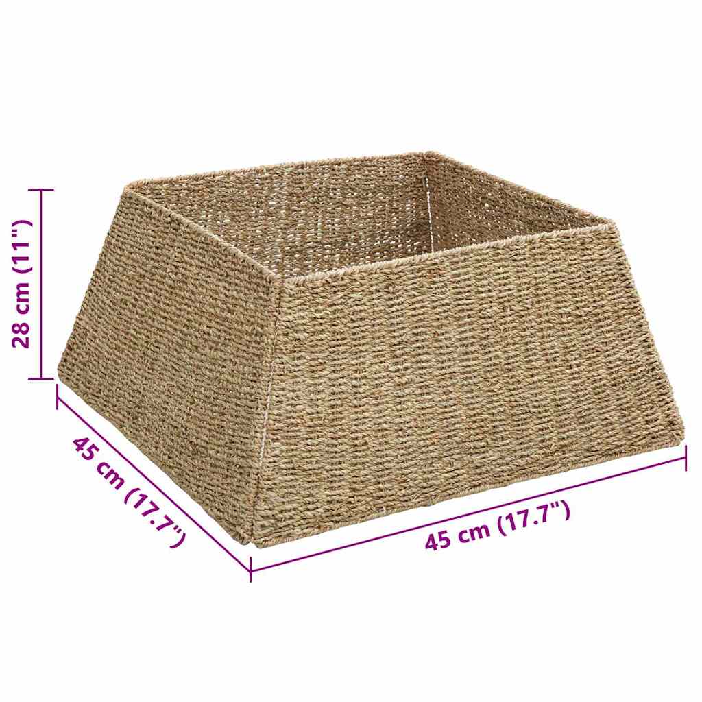 Okrúžok Na Vianočný Stromček Hnedá 60 X 60 X 28 Cm Morská Tráva