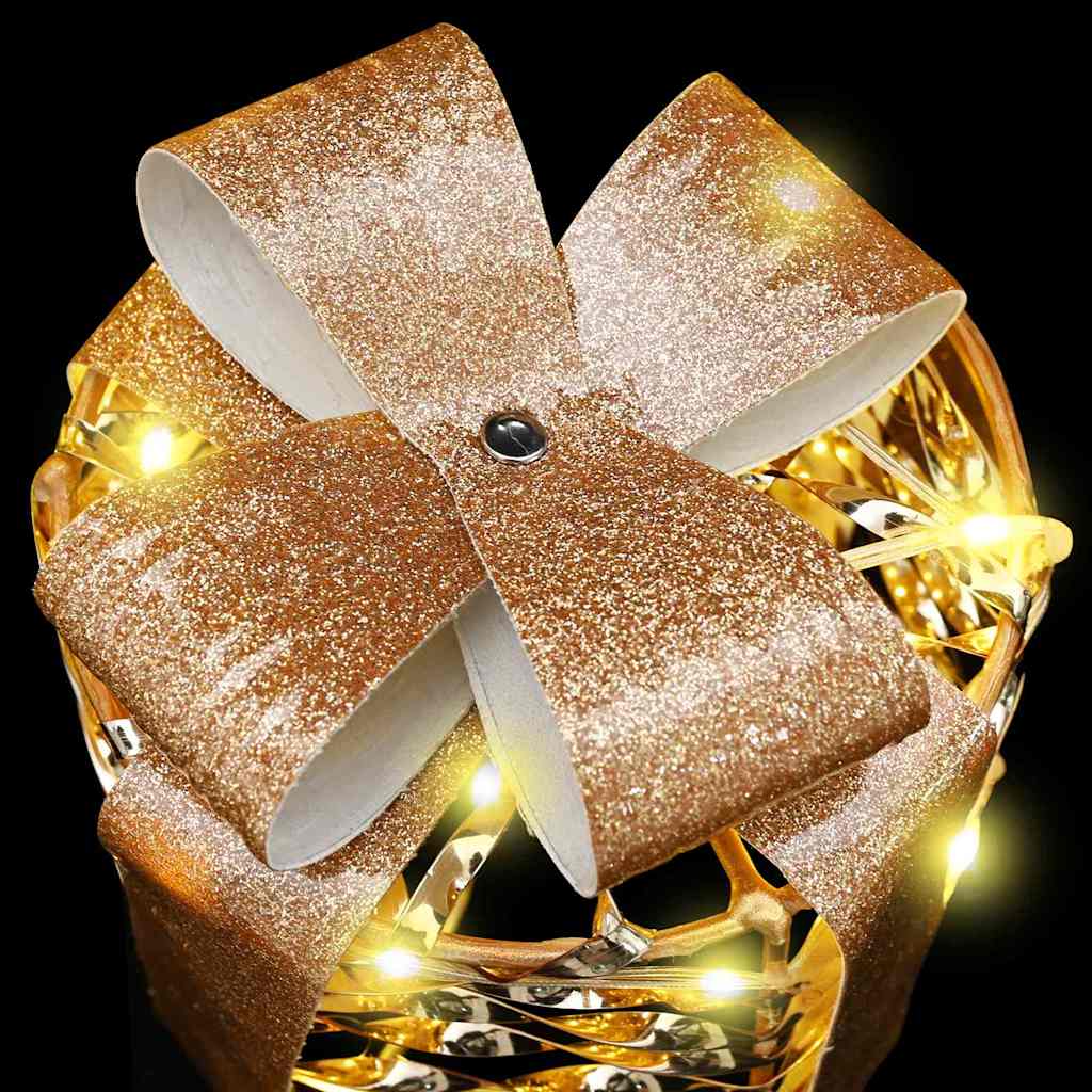 Dekorácia Darčekovej Skatuľky 3 Pcs Teplá Biela Pet