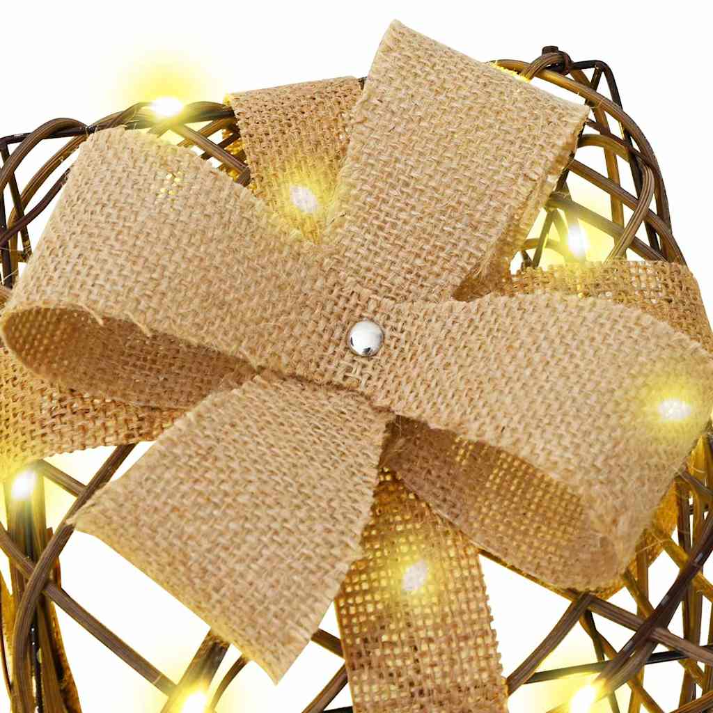 Darčeková Škatľa 3 Pcs Teplá Biela 20 X 20 X 20 Cm Ratan