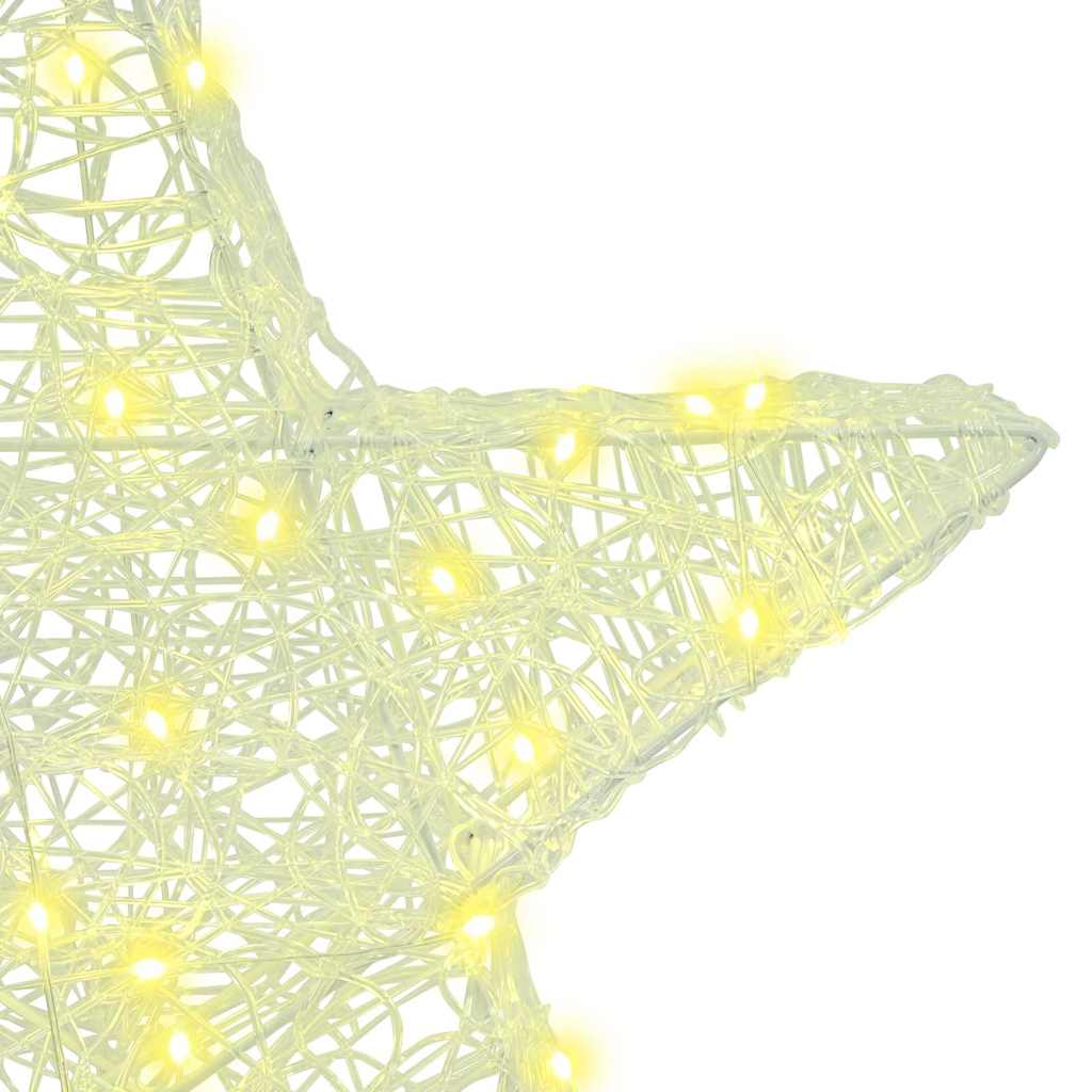 3D Hviezda S 50 Led-I Teplá Biela 55 X 53.5 X 10 Cm Akryl