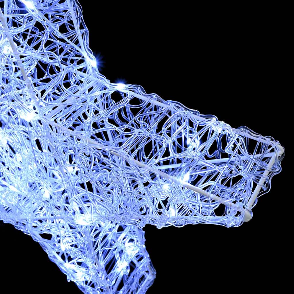 3D Hviezda S 50 Led-I Studená Biela 55 X 53.5 X 10 Cm Akryl