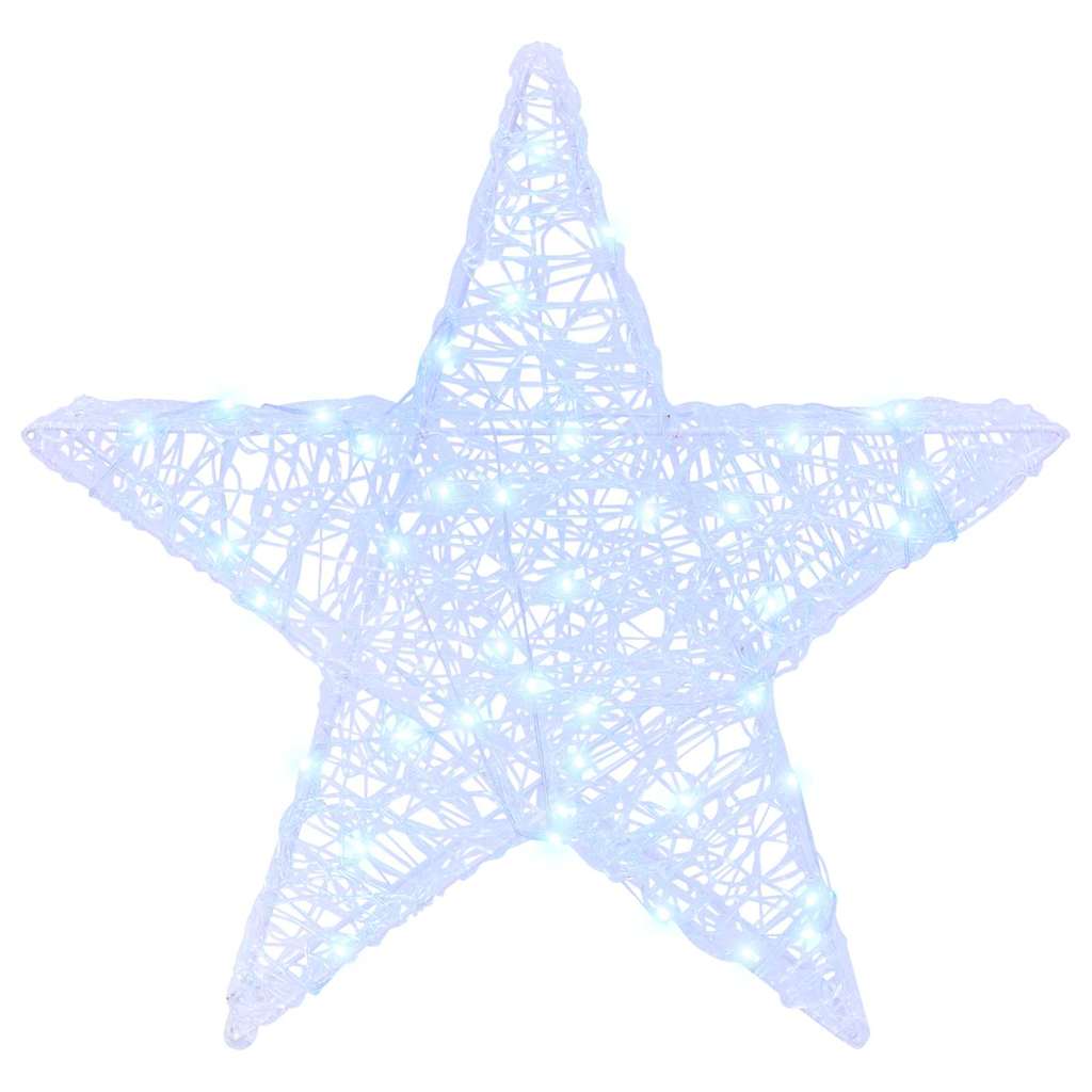 3D Hviezda S 50 Led-I Studená Biela 55 X 53.5 X 10 Cm Akryl