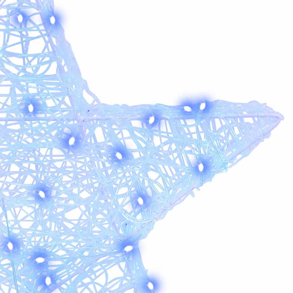 3D Hviezda S 50 Led-I Modrá 55 X 53.5 X 10 Cm Akryl