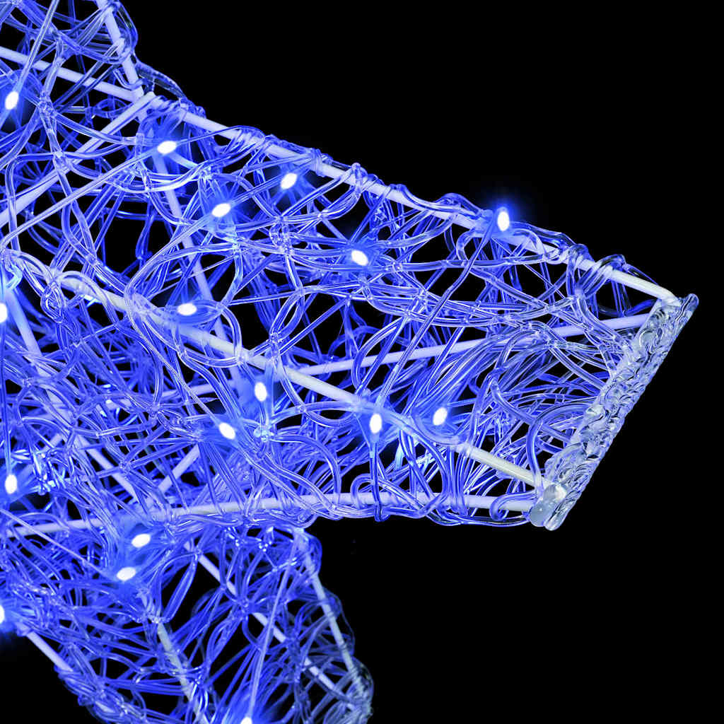 3D Hviezda S 50 Led-I Modrá 55 X 53.5 X 10 Cm Akryl