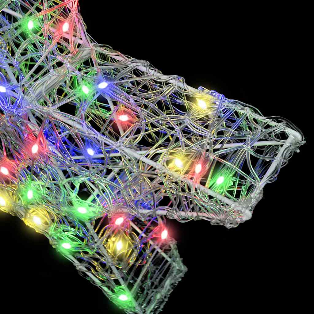 3D Hviezda S 50 Led-I Viacfarebný 55 X 53.5 X 10 Cm Akryl