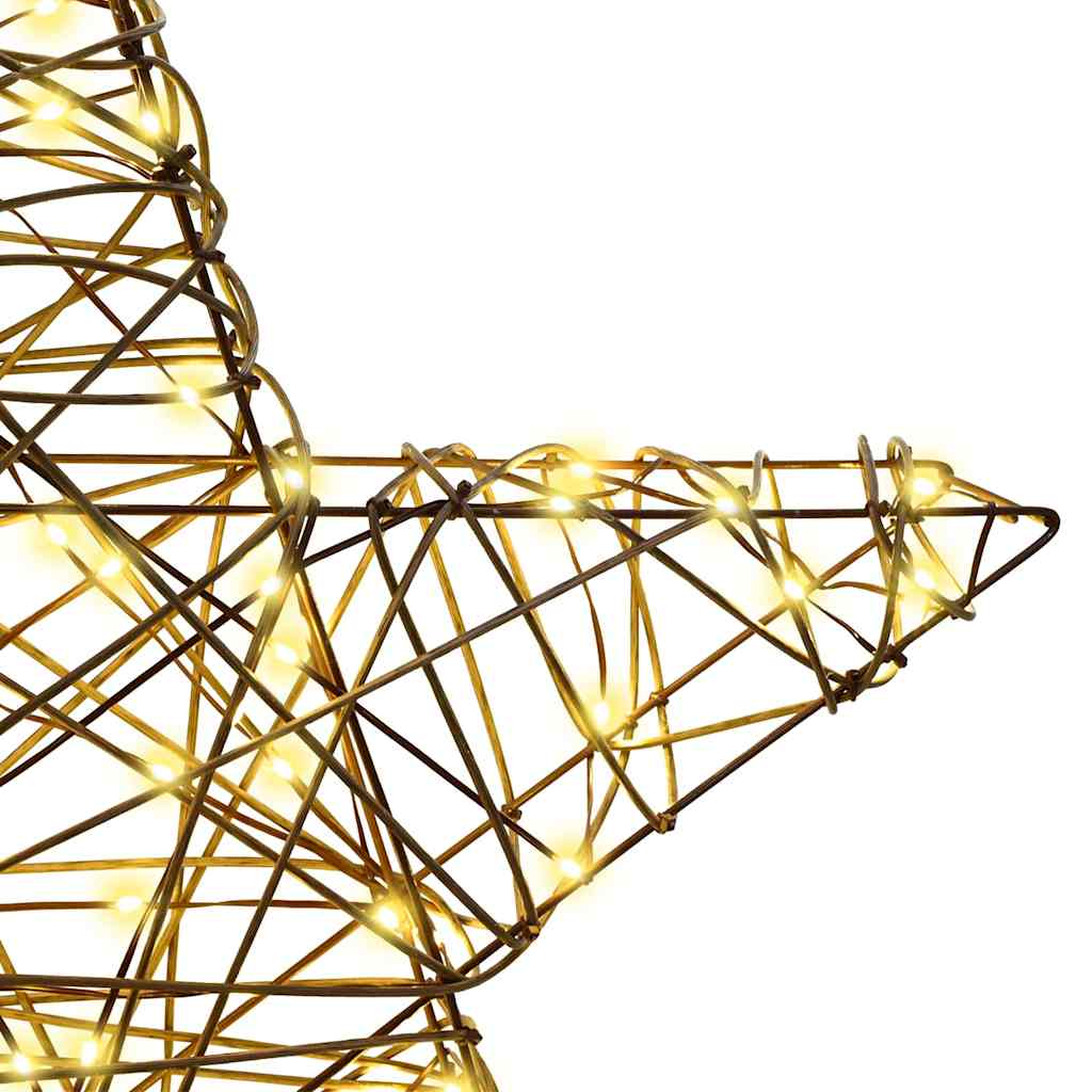 3D Hviezda S 50 Led-I Teplá Biela 55 X 52.5 X 9 Cm Ratan