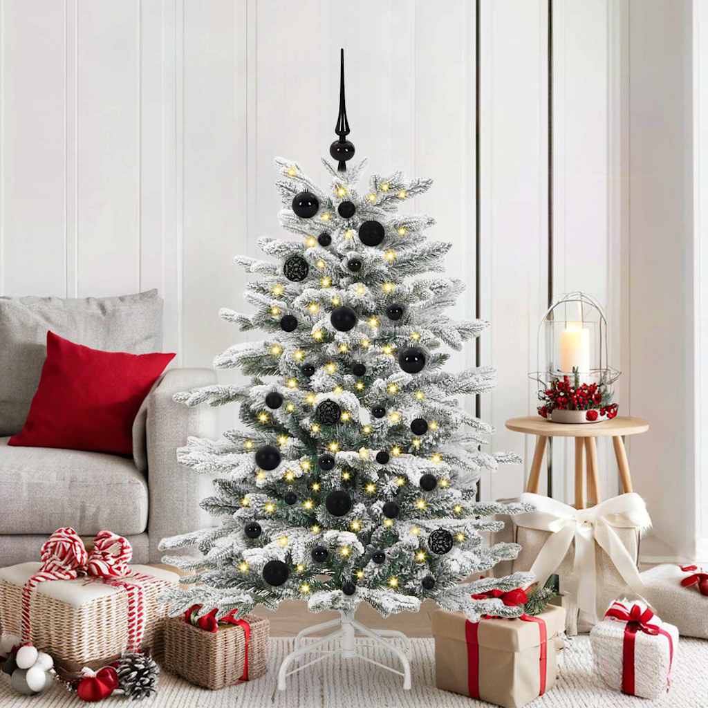 Súprava Vianočných Ozdôb S 150 Led-I 61 Pcs Čierna Plast