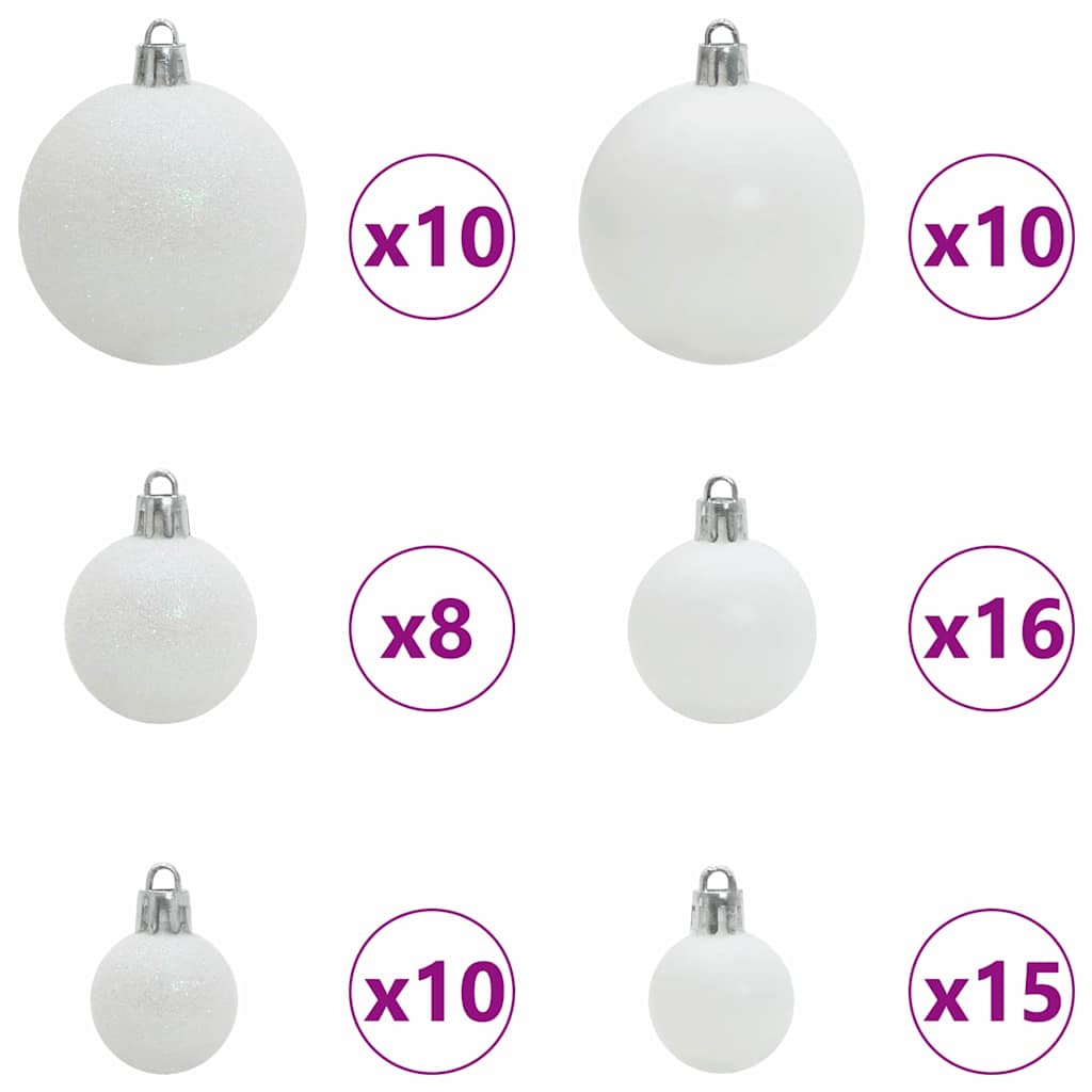 Súprava Vianočných Ozdôb S 300 Led-I 120 Pcs Biela Plast