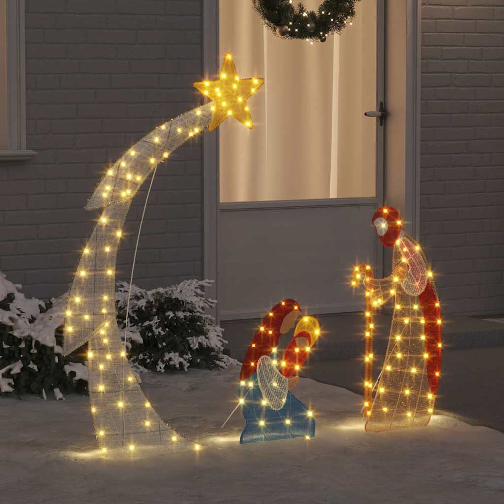 Betlehemská Scéna Teplá Biela 149 X 32 X 127.5 Cm Polyester