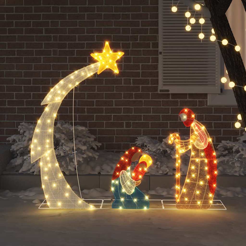 Betlehemská Scéna Teplá Biela 149 X 32 X 127.5 Cm Polyester