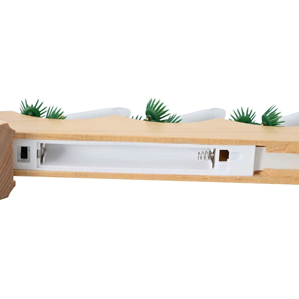 Vianočný Sviečkový Most S 7 Led-I 3 Pcs Hnedá 39.5 X 5 X 29 Cm