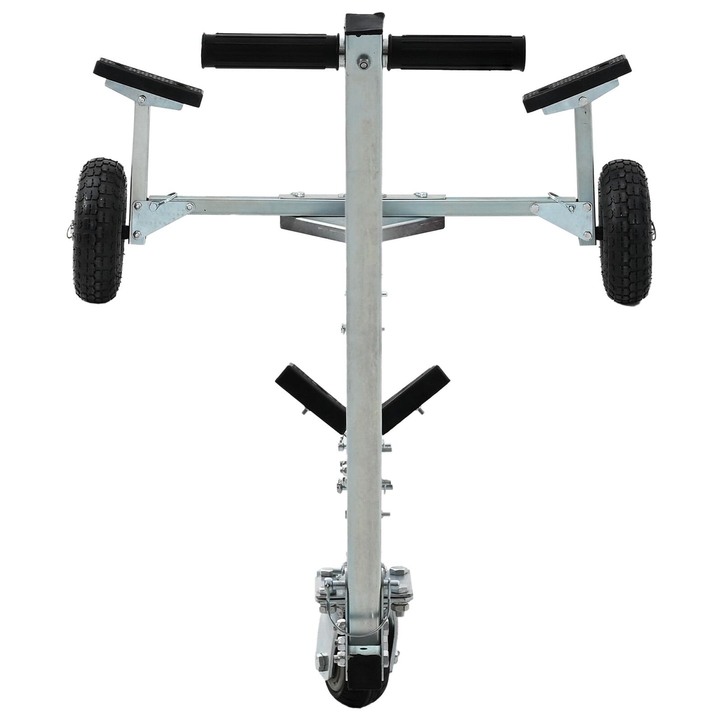 Príves na loď s 3 kolesami, skladací a nastaviteľný, 160 kg oceľ