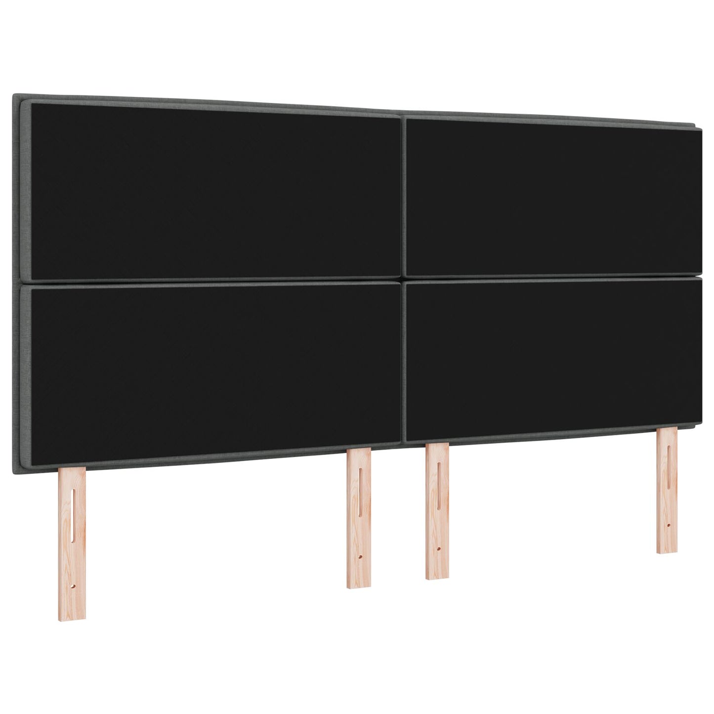 Čelo Liniek Dizajn Tmavosivé 180 cm Textília