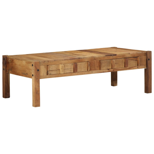 konferenčný stolík 110x55x35 cm z recyklovaného masívneho dreva