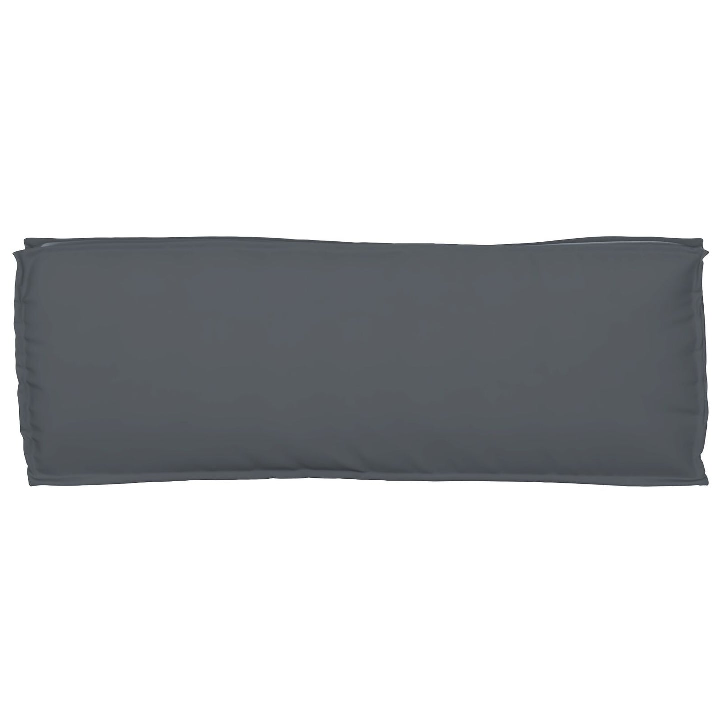 Vonkajší Vankúš Antracitová Polyester 110 cm x 40 cm x 8 cm