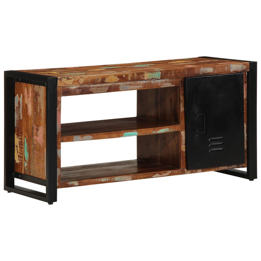 Lavička na topánky Viac farieb 100x40x50 cm z recyklovaného dreva