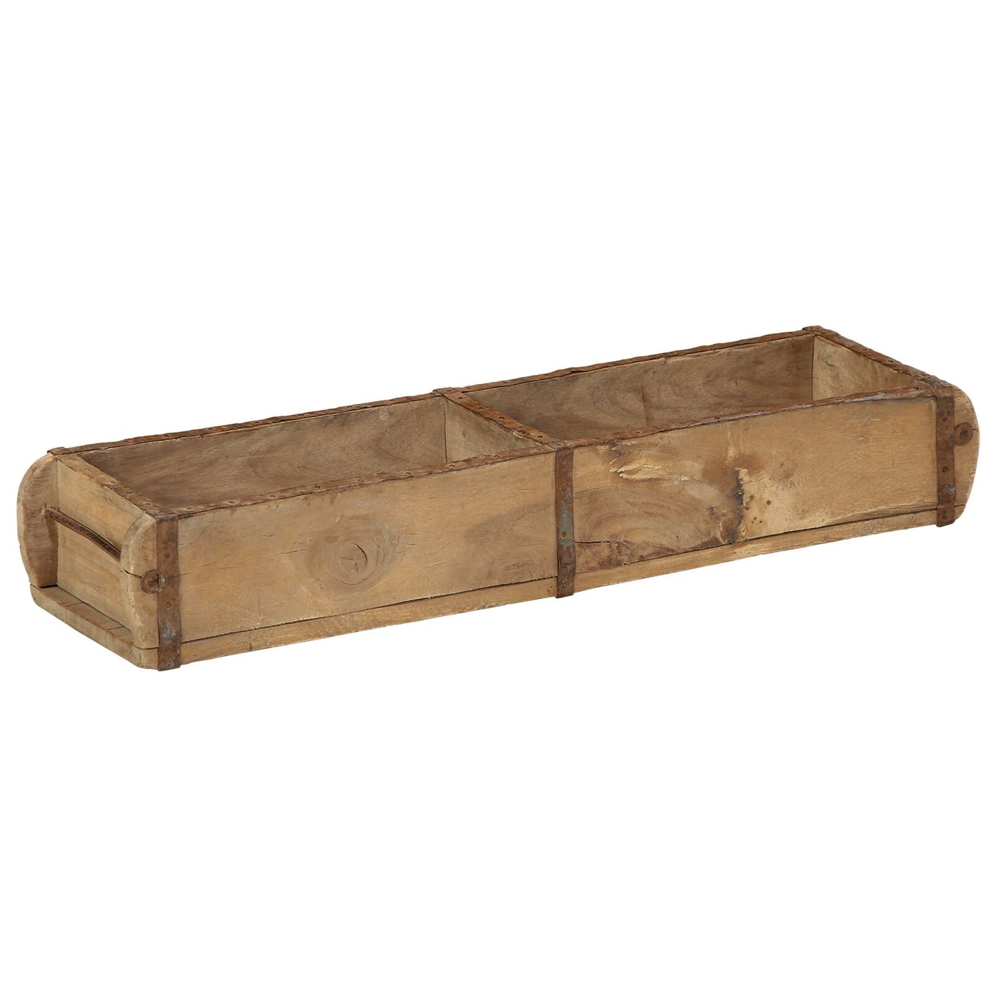 Tácky 4 ks 60,5x15x9 cm Masívne drevo zrecyklované