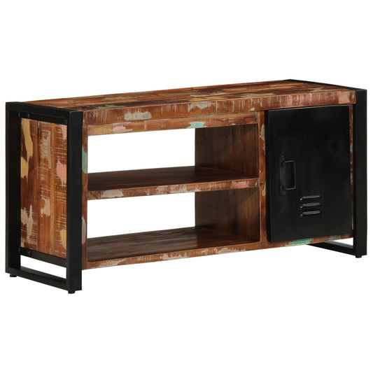 Lavička na topánky Viac farieb 100x40x50 cm z recyklovaného dreva