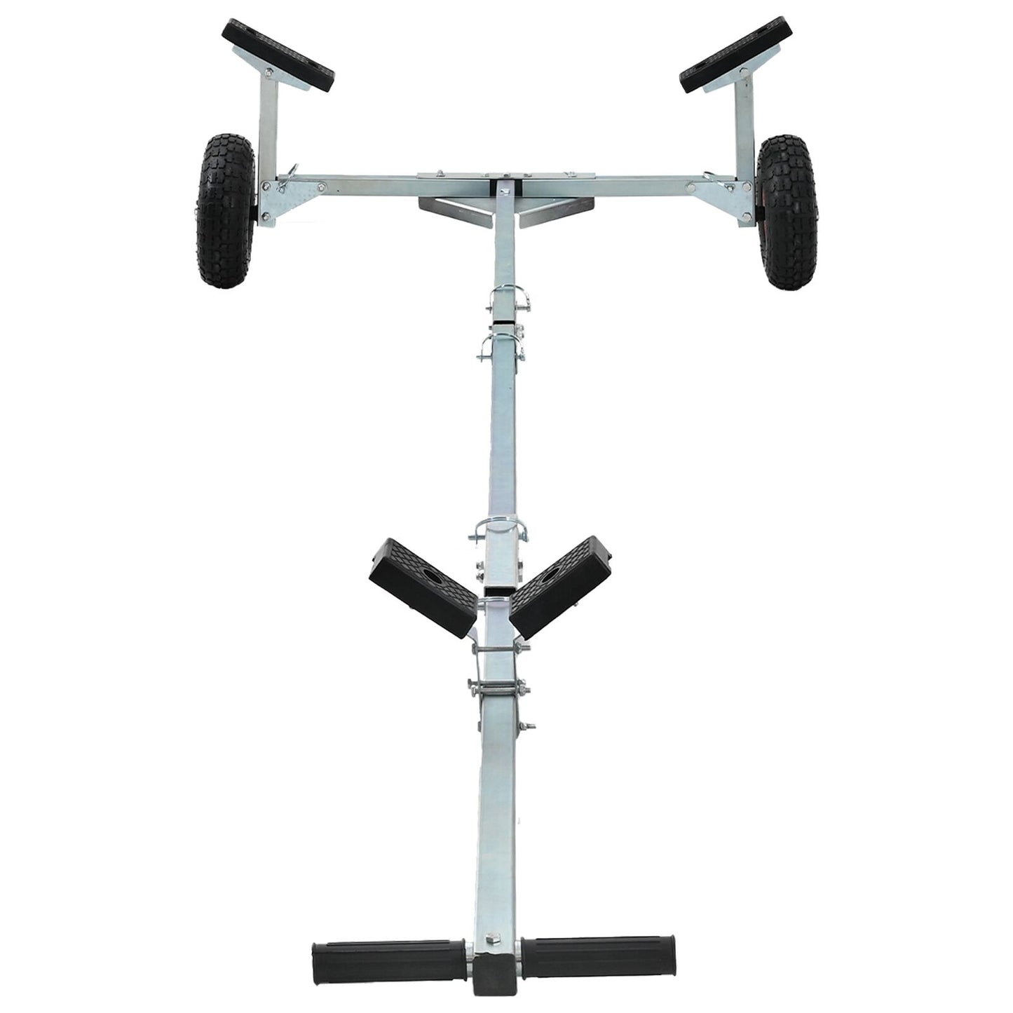 Príves na člny s 2 kolesami, skladací a nastaviteľný, 160 kg oceľ