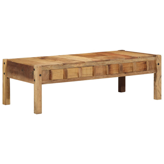 konferenčný stolík 110x55x35 cm z recyklovaného masívneho dreva