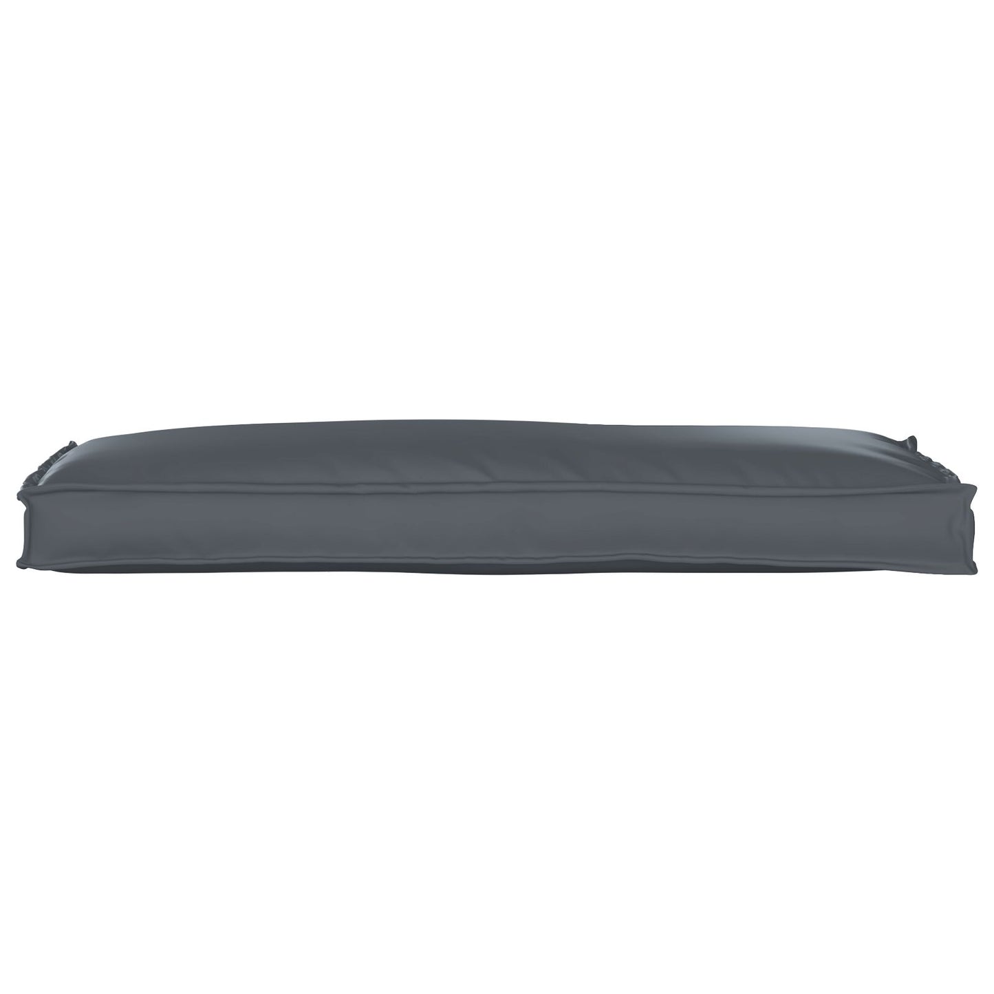 Vonkajší Vankúš Antracitová Polyester 110 cm x 40 cm x 8 cm
