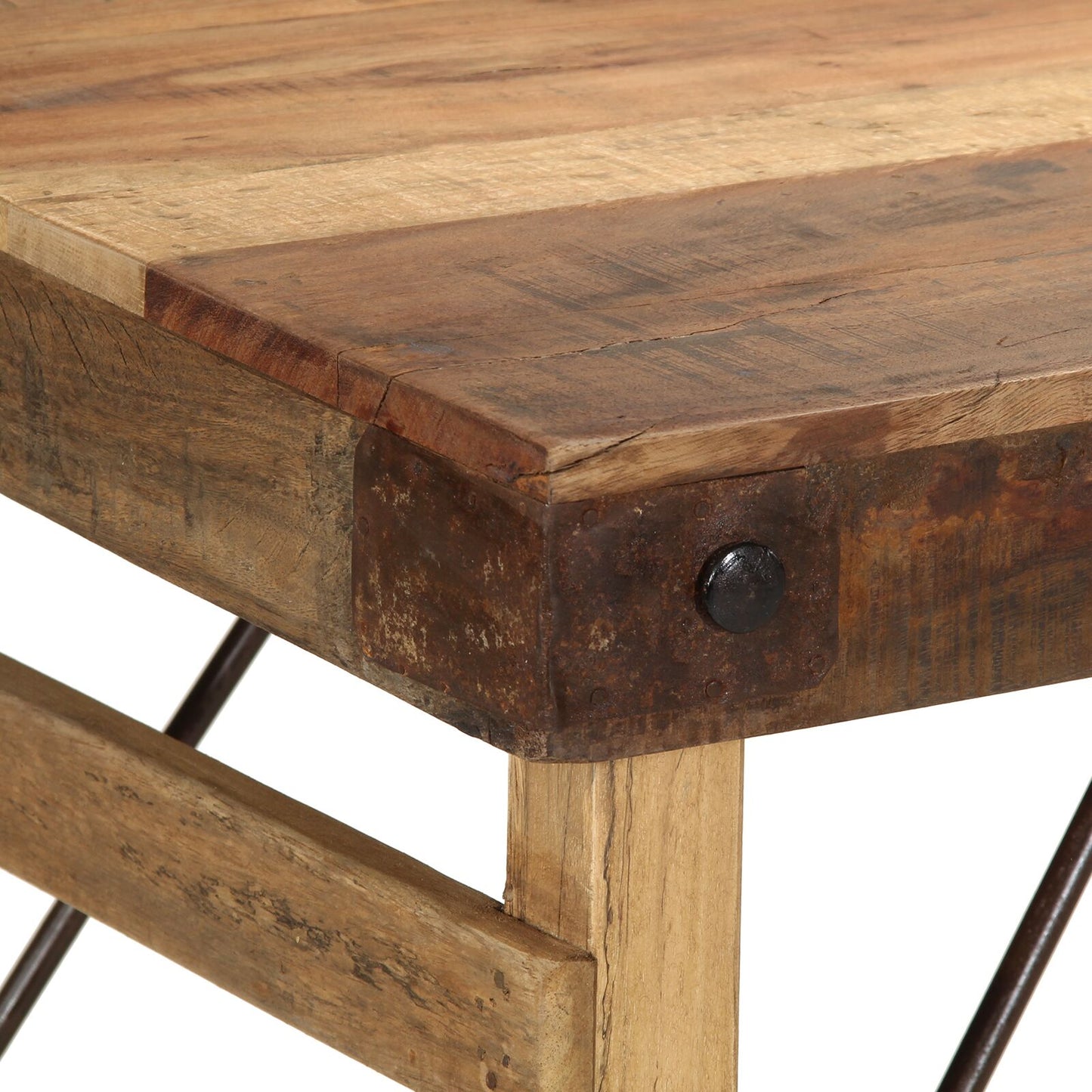 Jedálenský stôl 110x55x76 cm z recyklovaného masívu