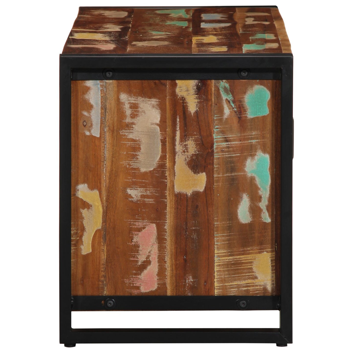 Lavička na topánky Viac farieb 100x40x50 cm z recyklovaného dreva