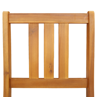 Skladacie záhradné stoličky 4 ks 36x46x86 cm Masívne drevo akácia