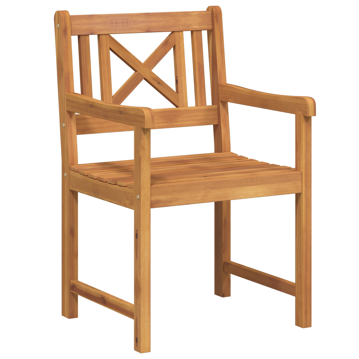 Záhradné stoličky vidaXL 8 ks 56x55.5x90 cm Masívne akáciové drevo