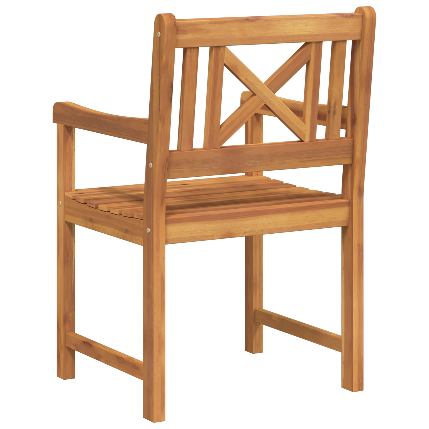 Záhradné stoličky vidaXL 8 ks 56x55.5x90 cm Masívne akáciové drevo
